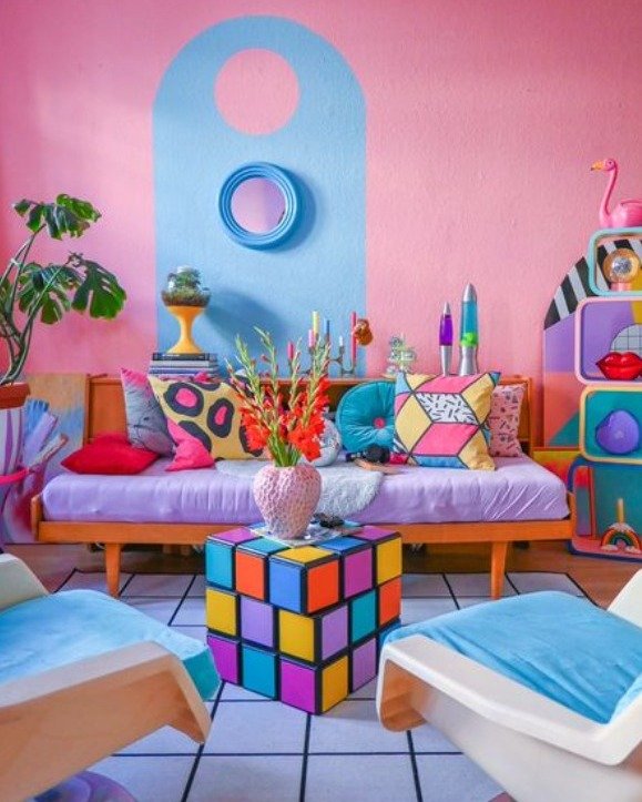 Vibrant Geometric Decor