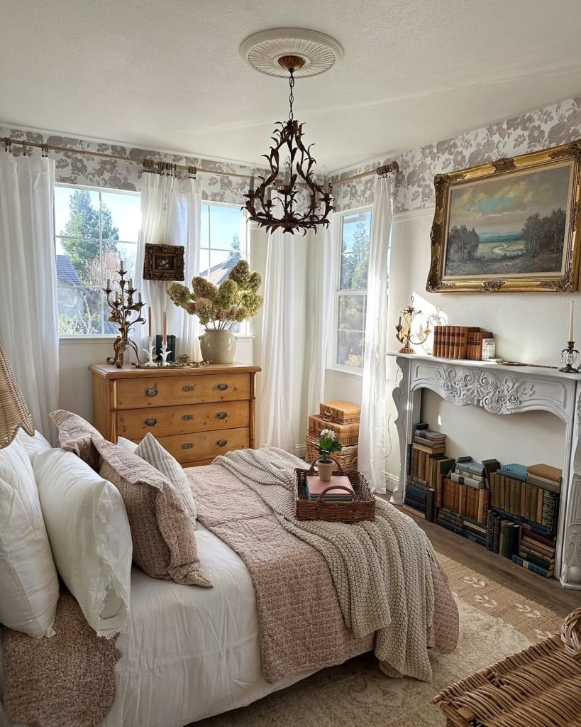 Victorian-Inspired Reading Corner