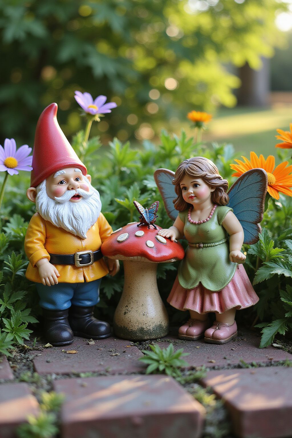 Whimsical Garden Statues