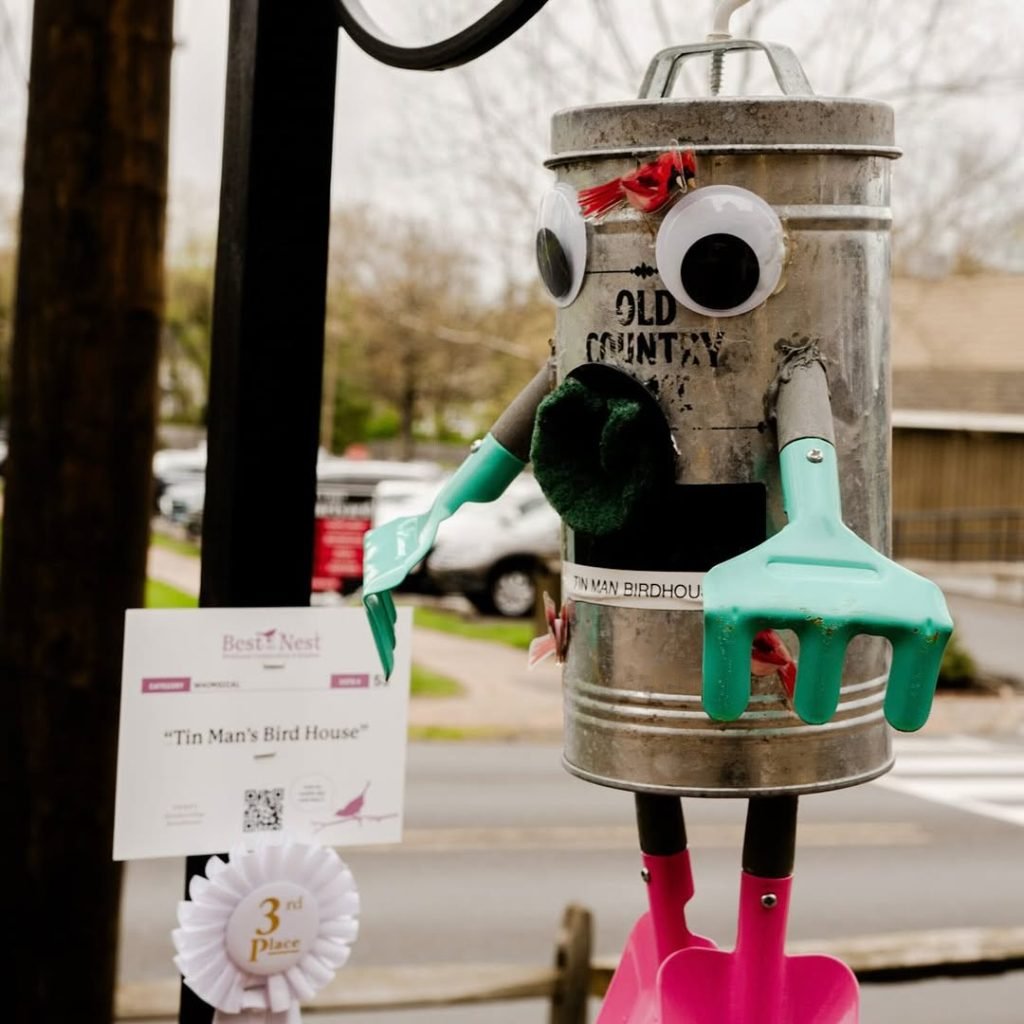 Whimsical Tin Man Birdhouse