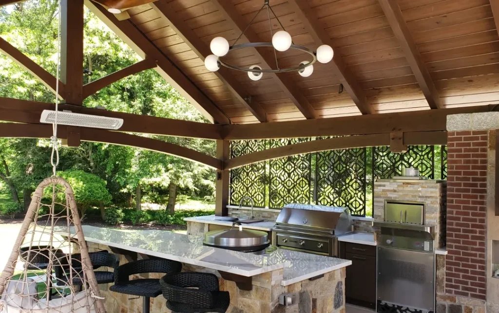 Wooden Pavilion Kitchen Design