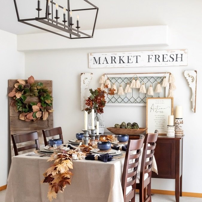Autumn Farmhouse Dining Ideas