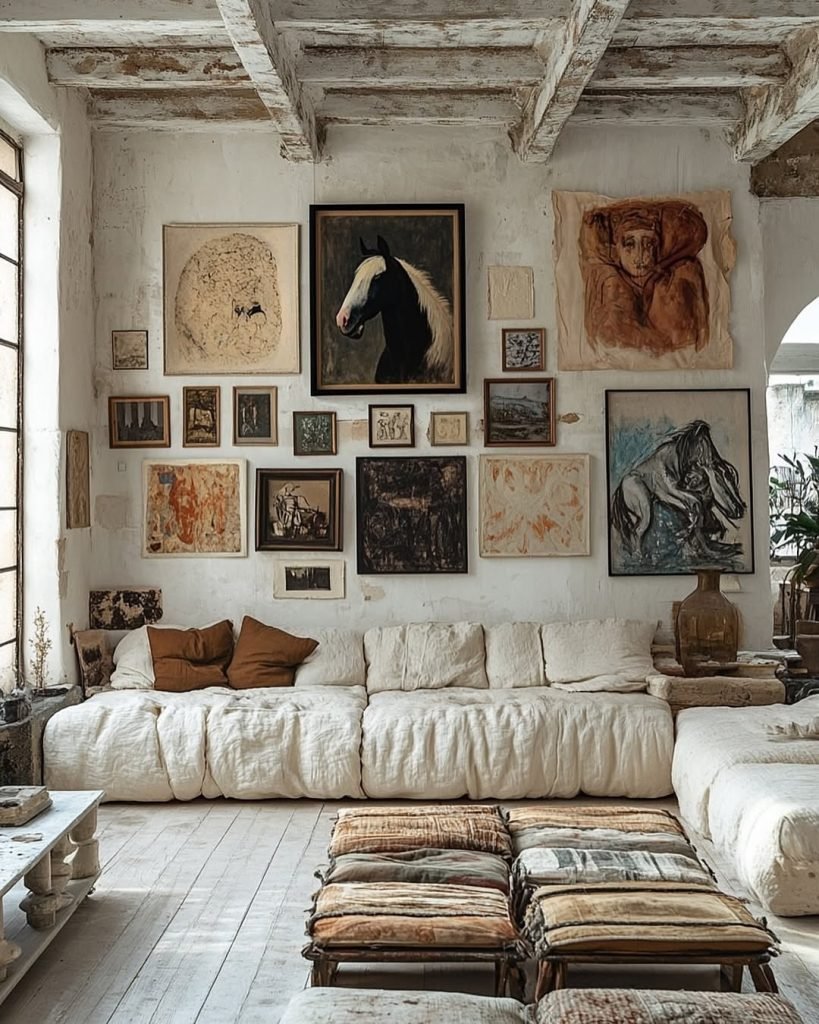 Bohemian Gallery Wall Ideas