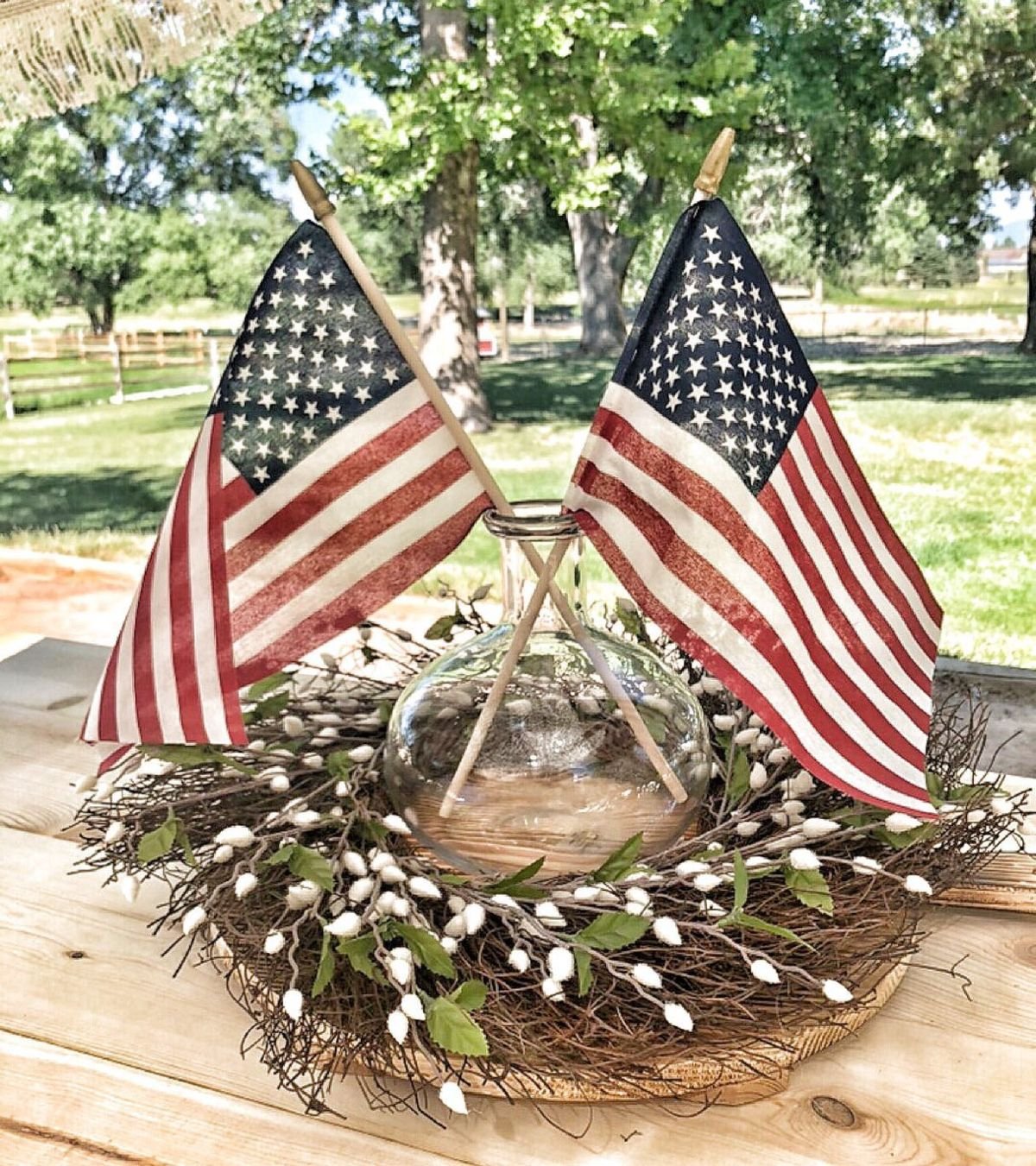 Bohemian July 4th Centerpiece