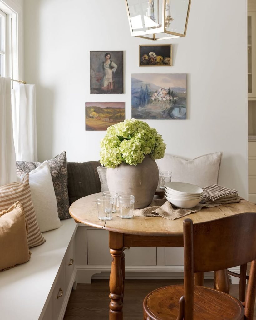 Breakfast Nook Art Display