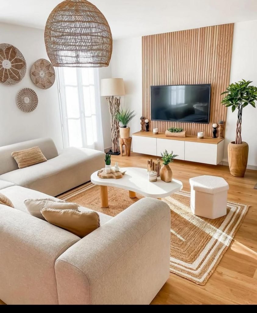 Chic Boho Entertainment Area