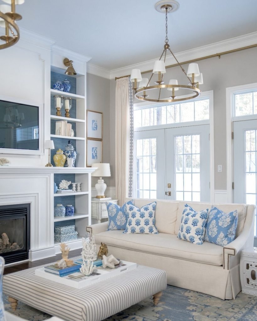 Coastal-Inspired Blue Decor