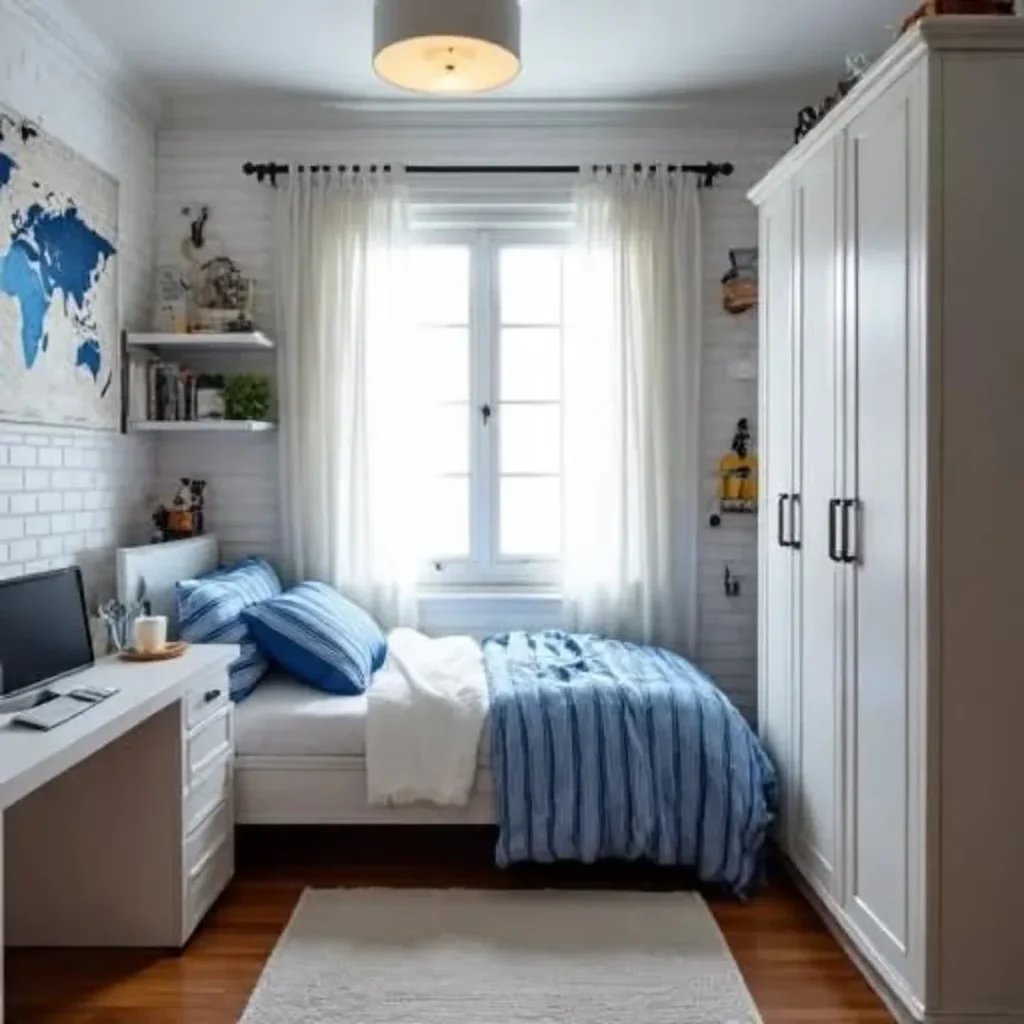 Coastal-Inspired Study Space