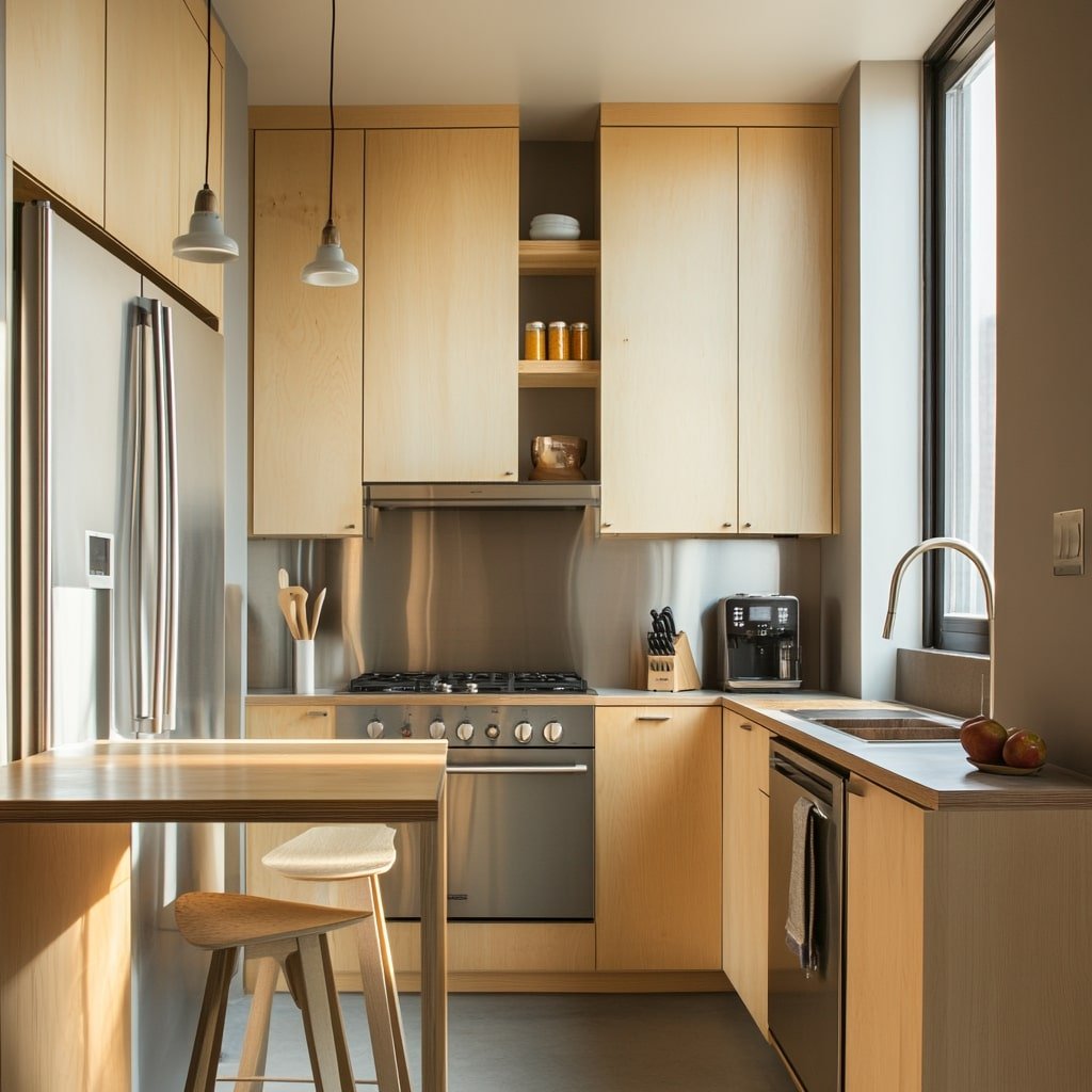 Contemporary Warm Wood Design