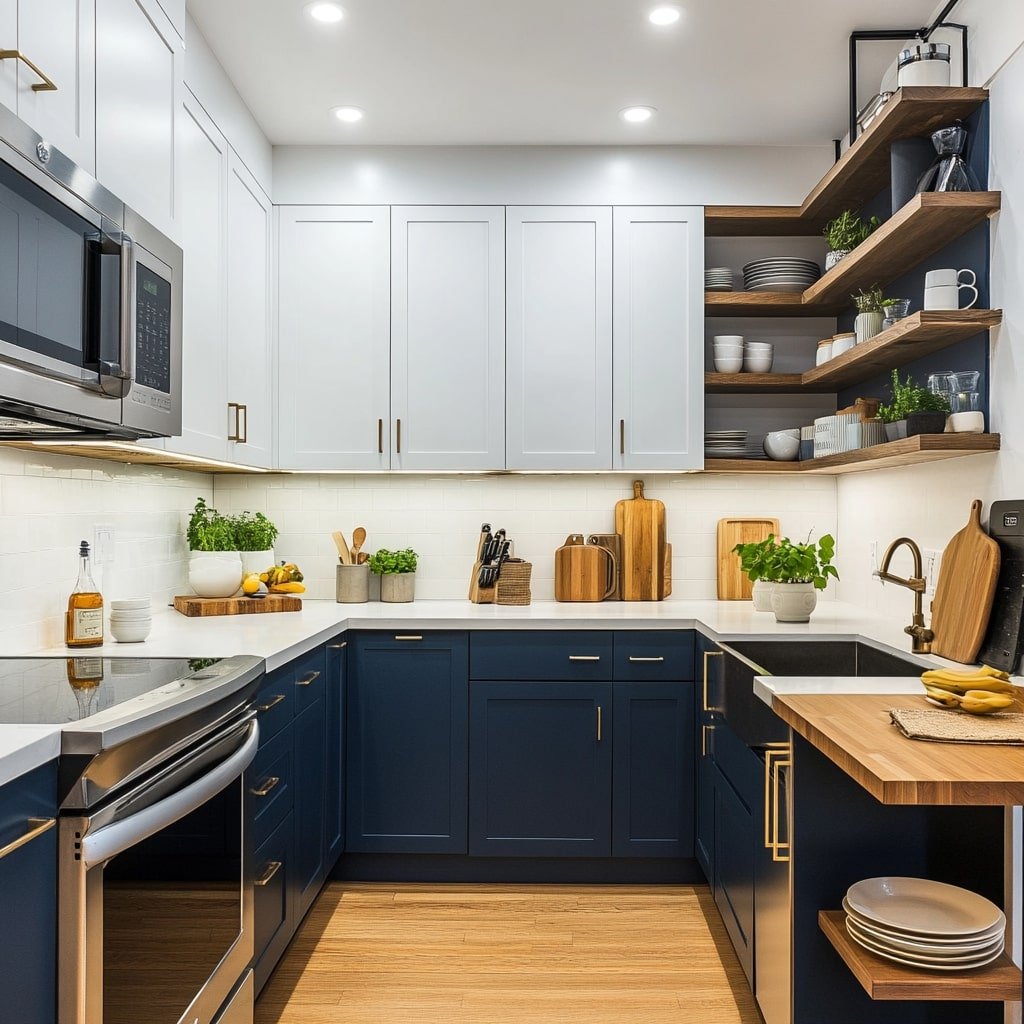 Contrasting Cabinet Colors