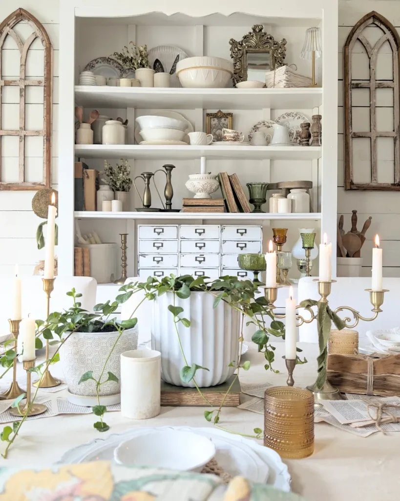 Curated Vintage Kitchen Display