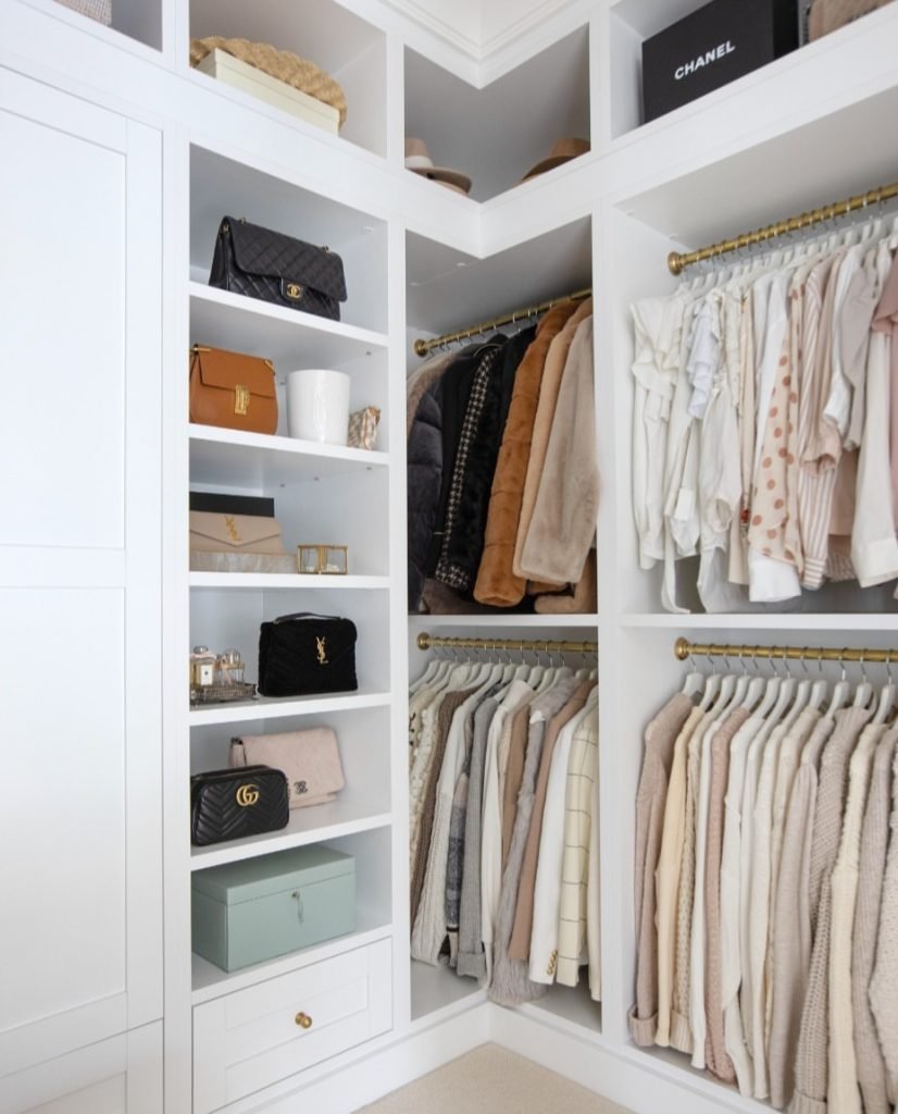 Elegant Corner Storage Solution