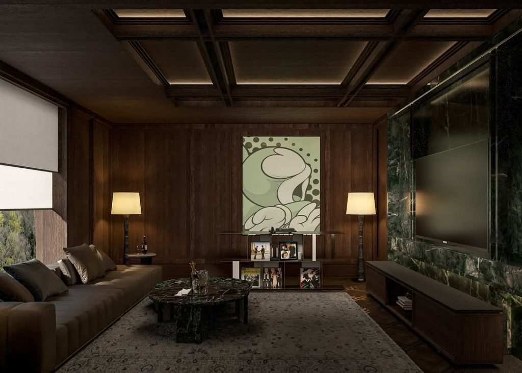 Elegant Media Space Design