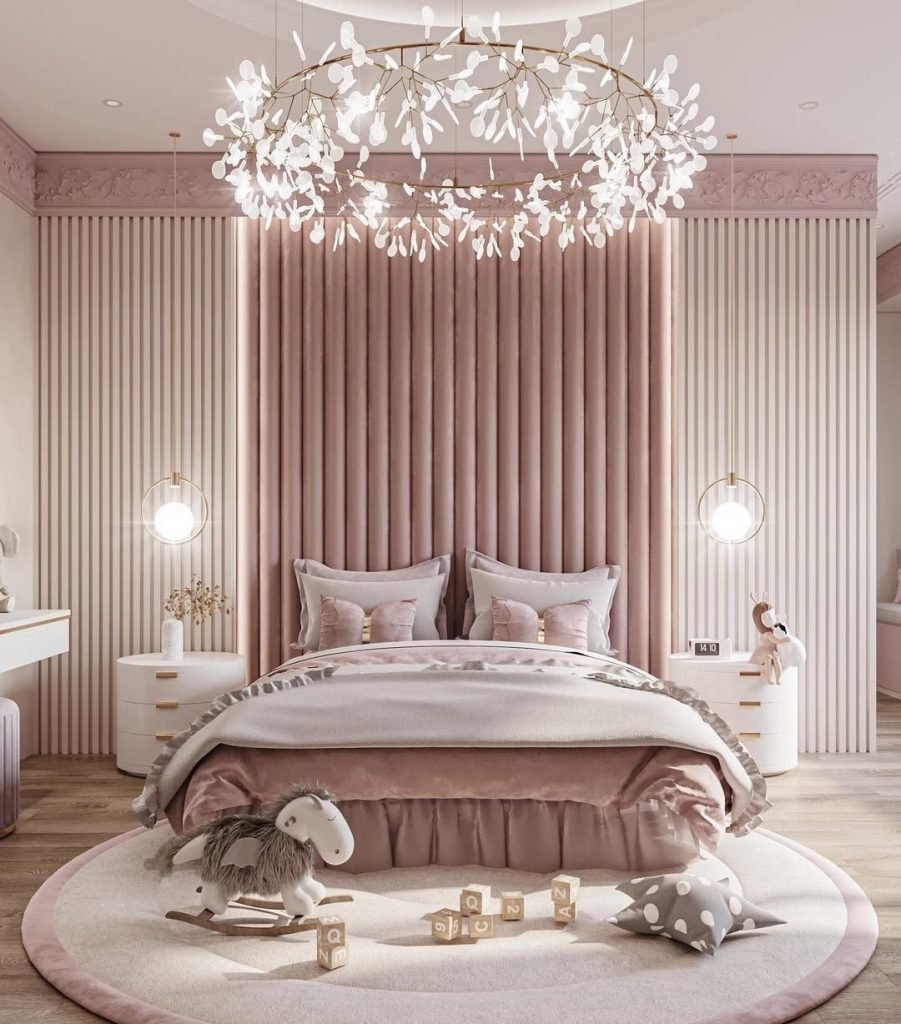 Elegant Pink Nursery Design