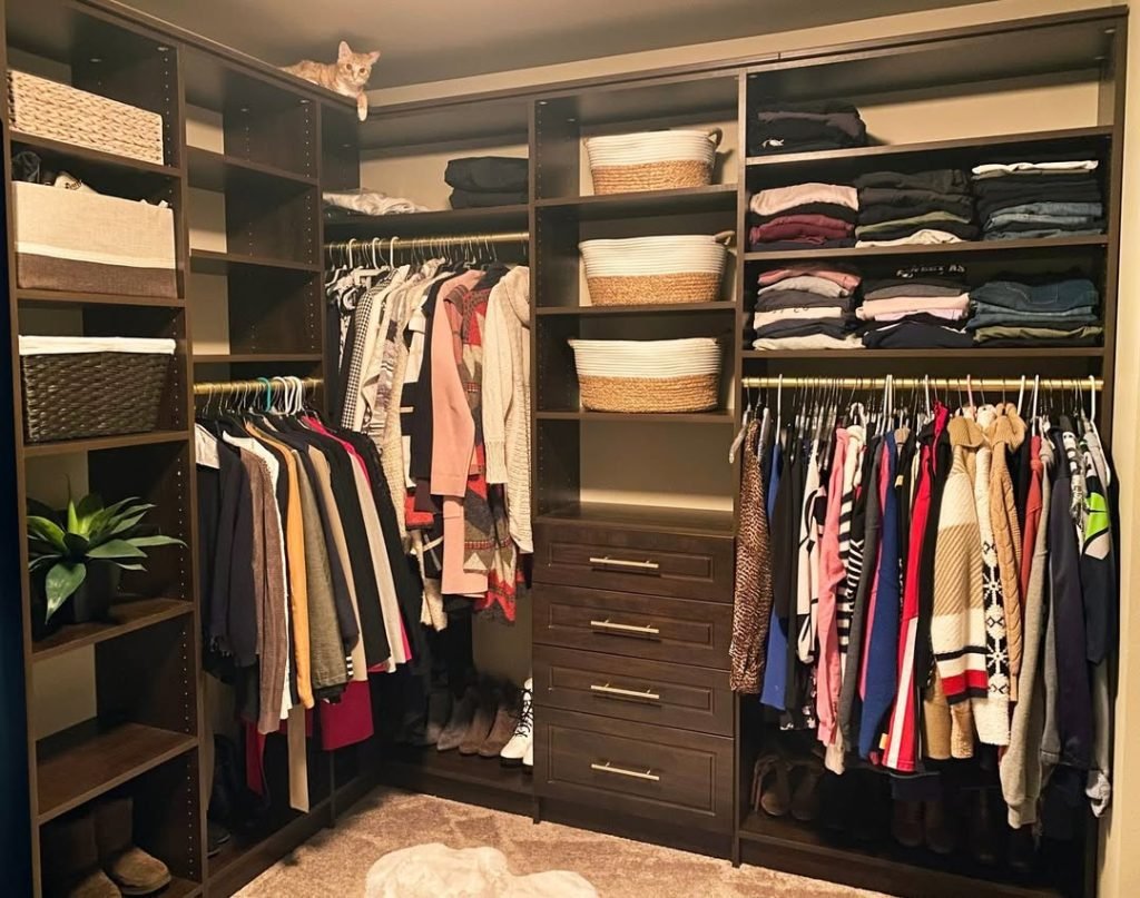 Elegant Walk-In Storage Solutions
