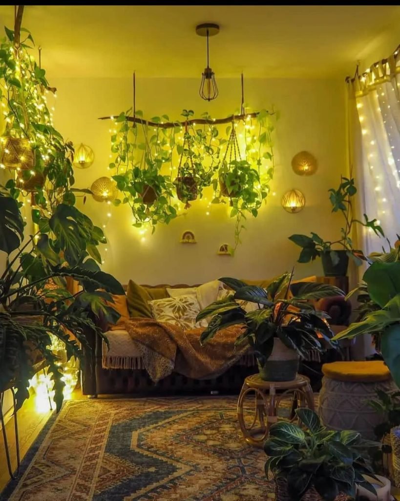 Enchanting Golden Plant Oasis