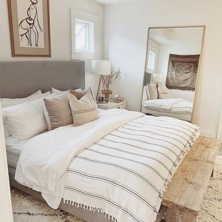 Farmhouse-Inspired Bedroom Serenity