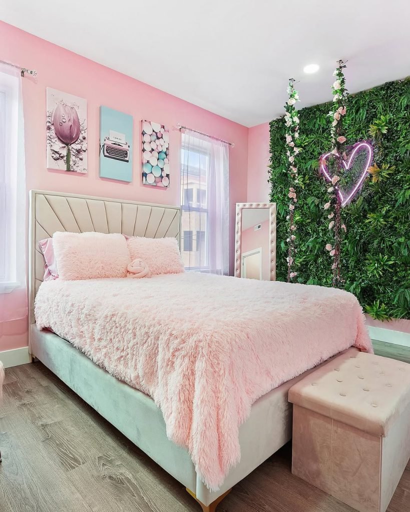 Floral-Inspired Pink Retreat