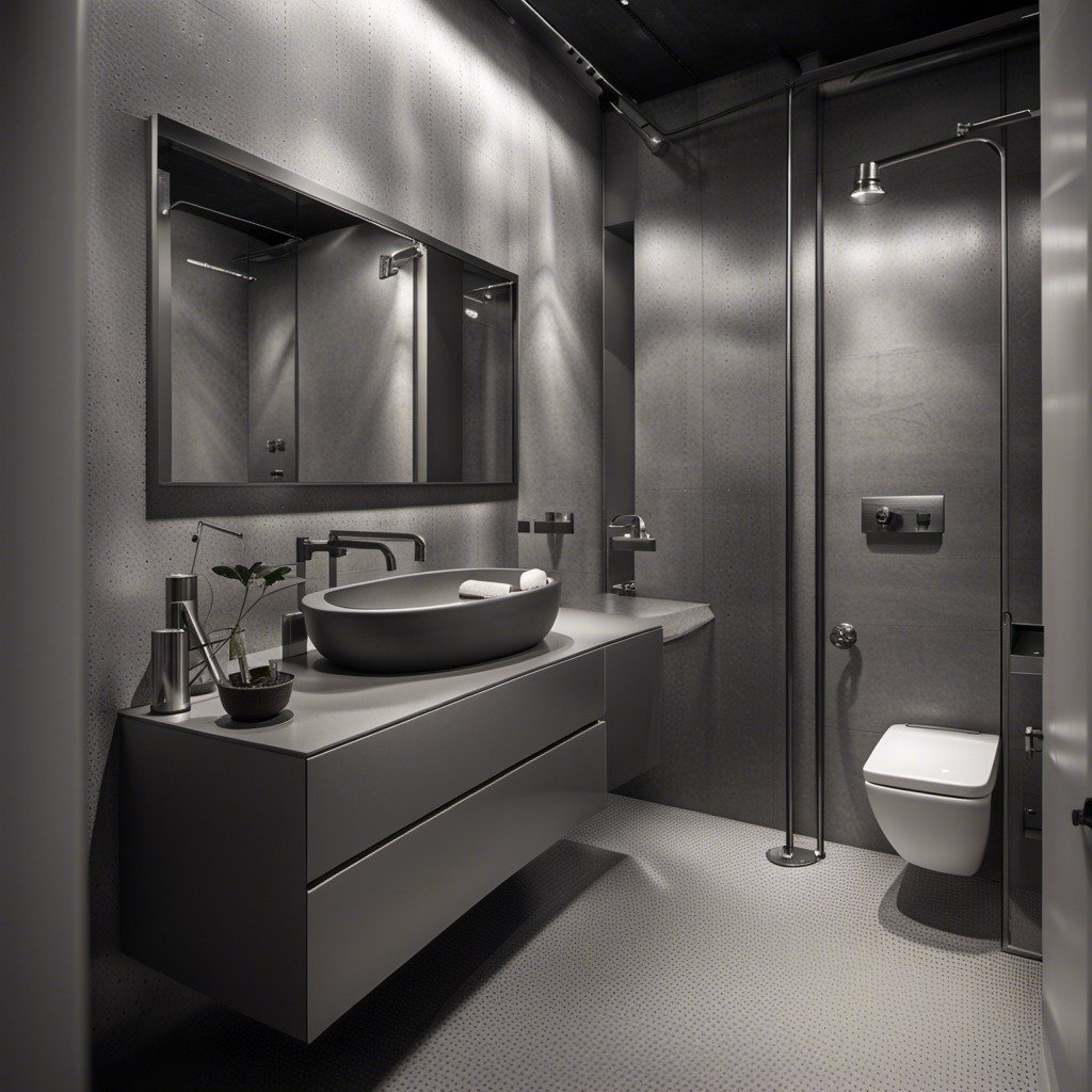 Industrial Chic Bathroom Design
