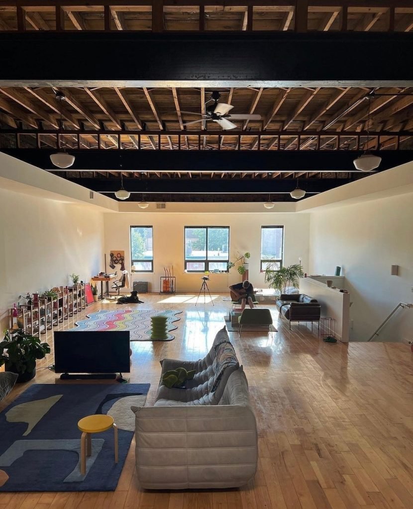Industrial Chic Living Space
