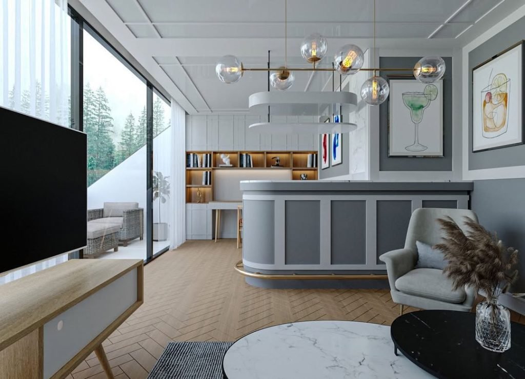 Modern Kitchen Bar Appeal