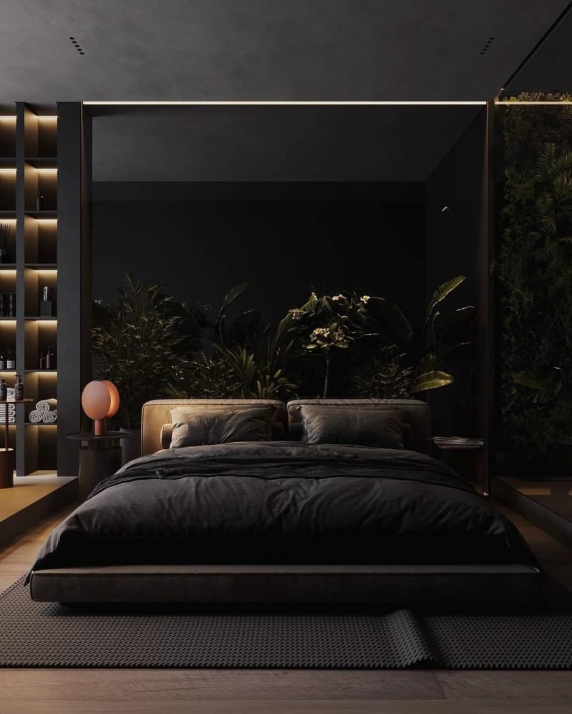 Moody Dark Bedroom Retreat