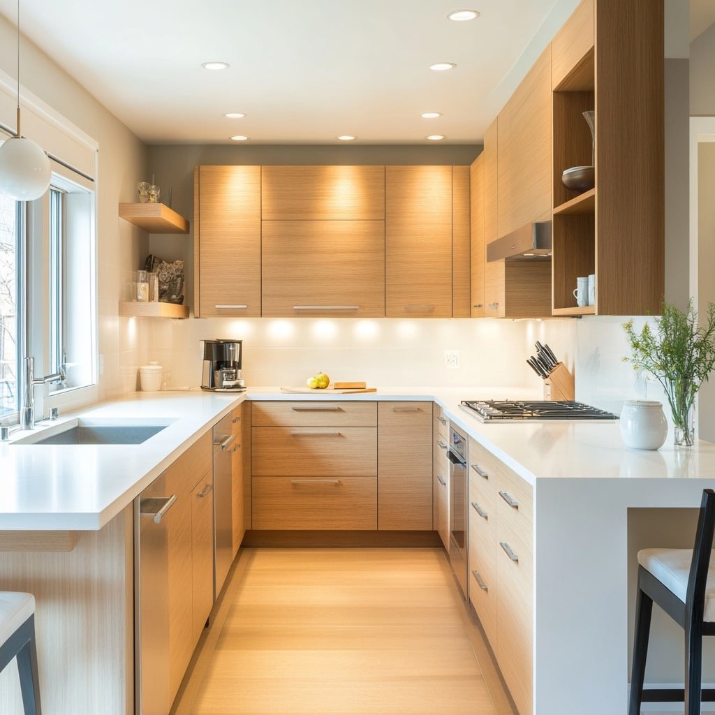 Optimizing U-Shape Kitchen Design