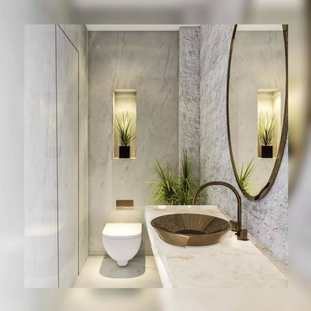 Opulent Marble and Gold Design
