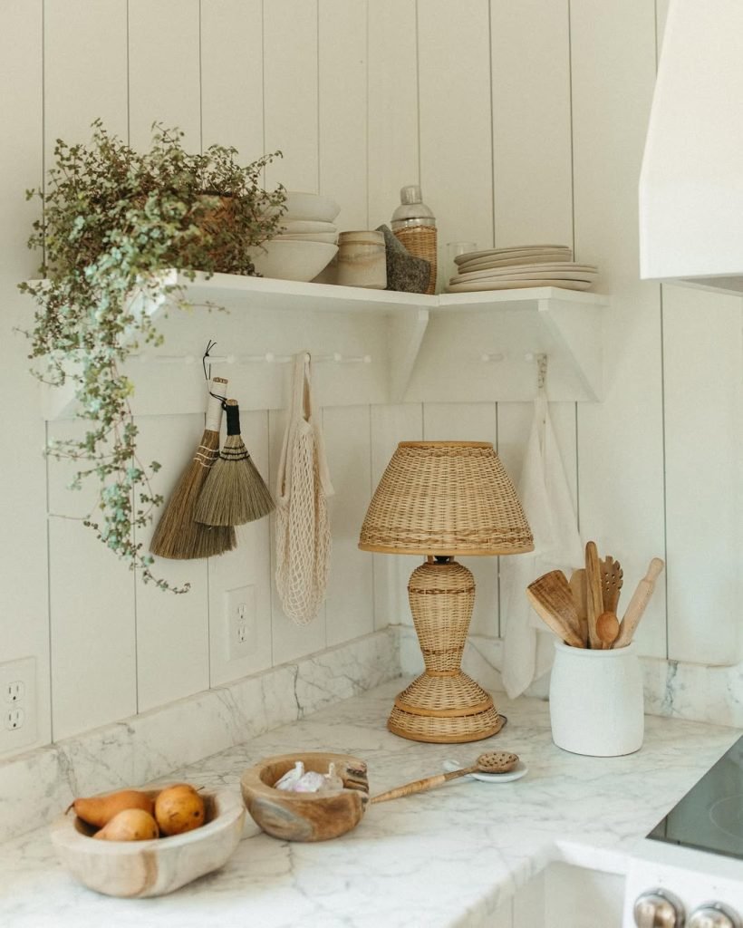 Organic Textures in Kitchen Corner