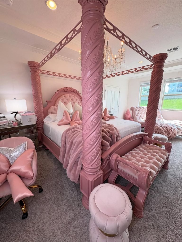 Regal Pink Room Design