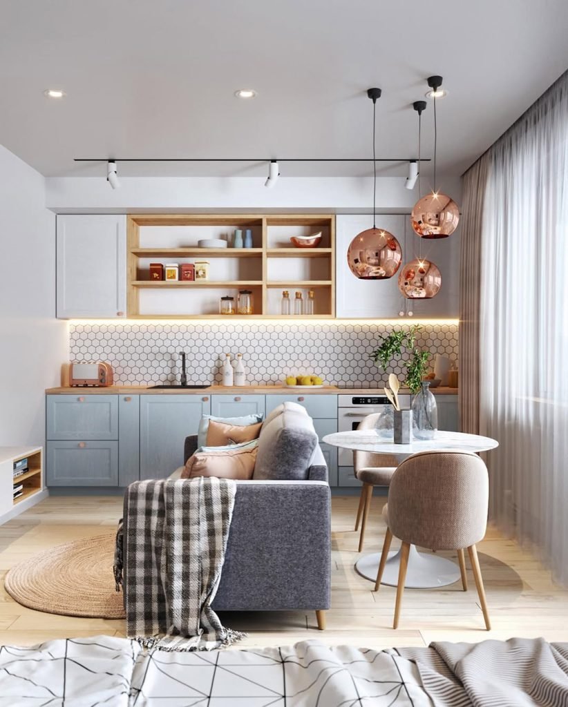 Scandinavian Kitchen-Living Harmony