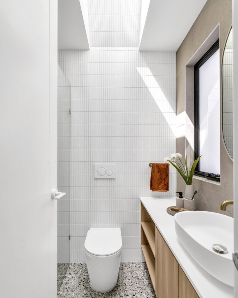Skylit Bathroom Oasis