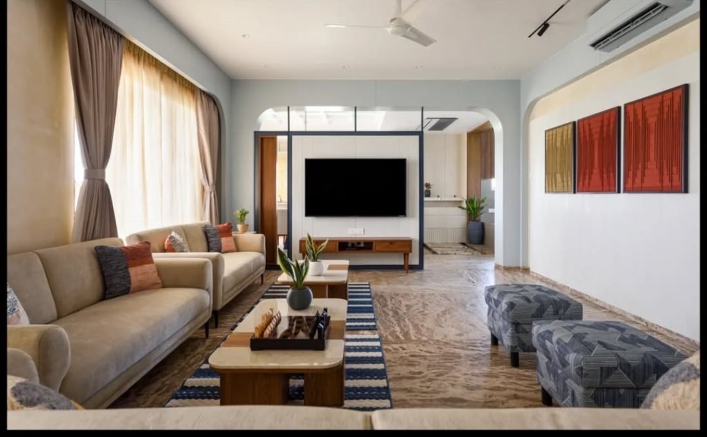 Sleek Minimalist Entertainment Design