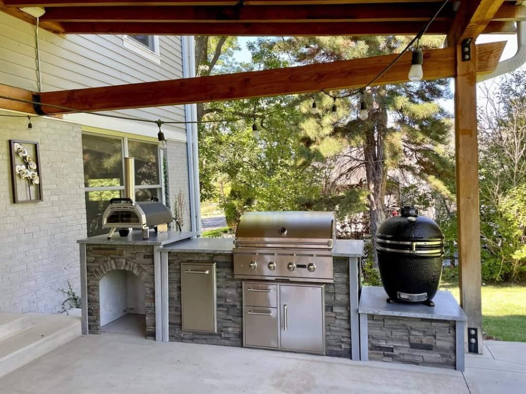 Stone and Steel Kitchen Design