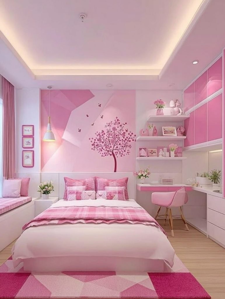 Stylish Pink Princess Room