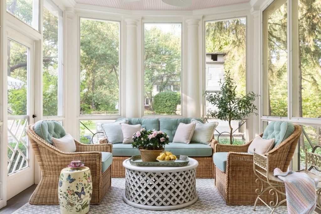 Sunroom Garden Oasis
