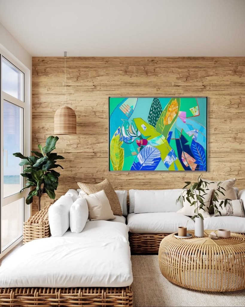 Tropical Inspired Living Space
