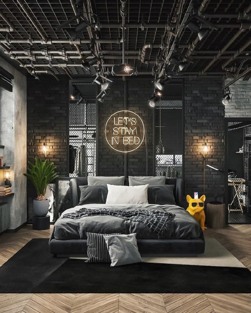 Urban Loft Bedroom Design