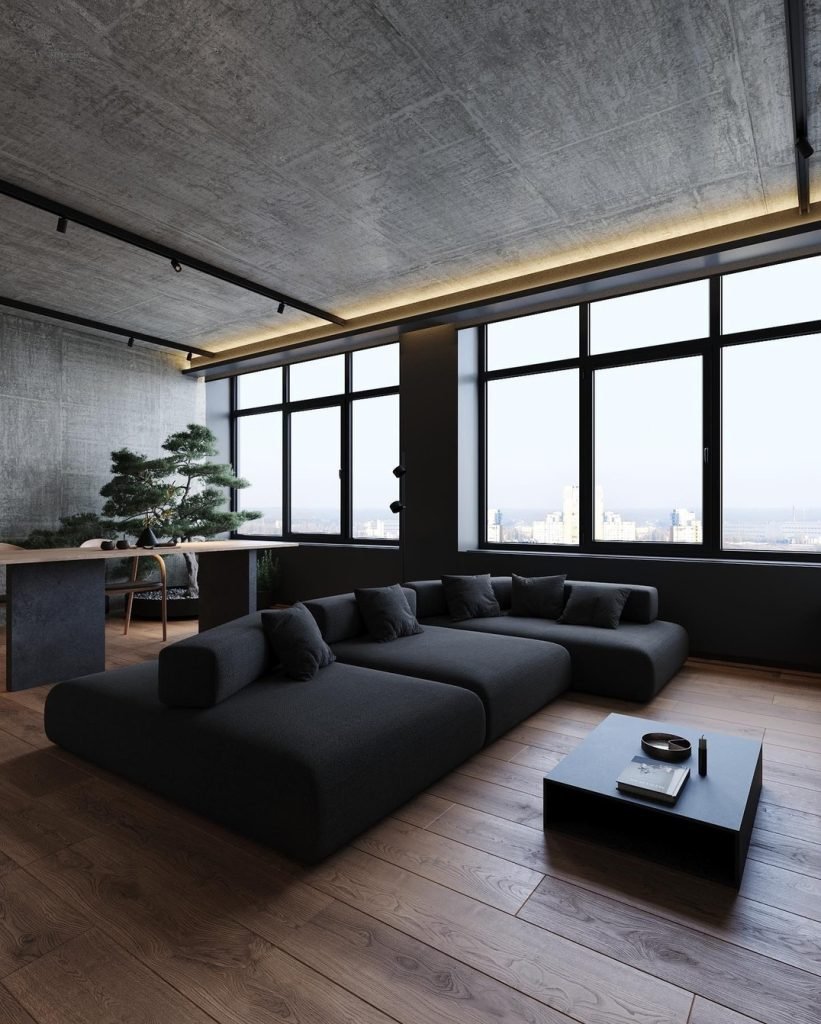 Urban Minimalist Penthouse Retreat