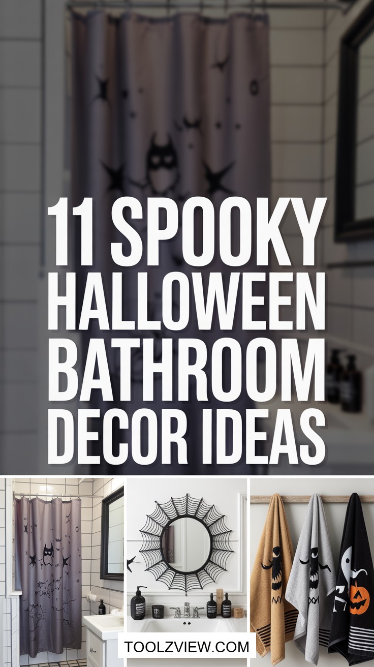 11 Spooky Bathroom Decor Ideas for Halloween