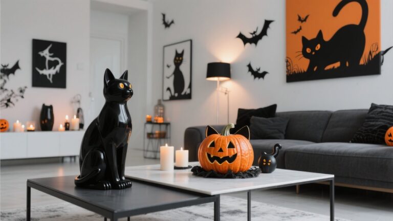 12 Spooky Black Cat Décor Ideas for Halloween