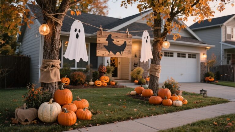 20 Affordable Outdoor Halloween Decor Ideas