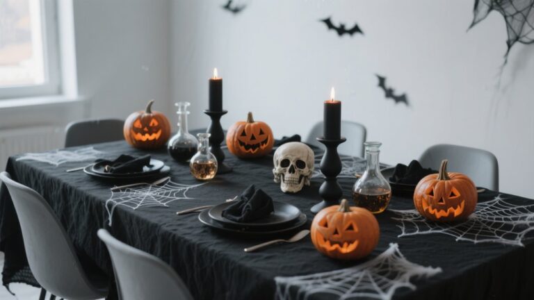 21 Creepy Halloween Table Decor Ideas