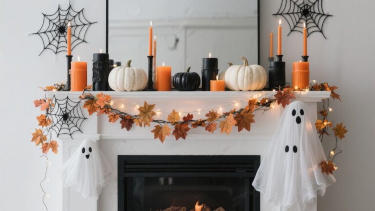21 Festive Halloween Mantel Decor Ideas for Your Home