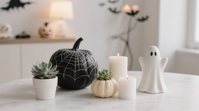 21 Simple Minimalist Halloween Decor Ideas