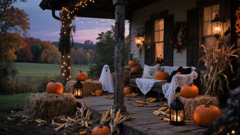 23 Spooky Farmhouse Halloween Decor Ideas