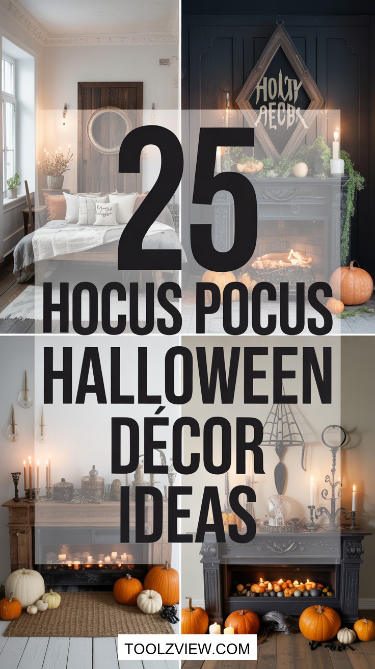 25 Spooky Hocus Pocus Halloween Decor Ideas