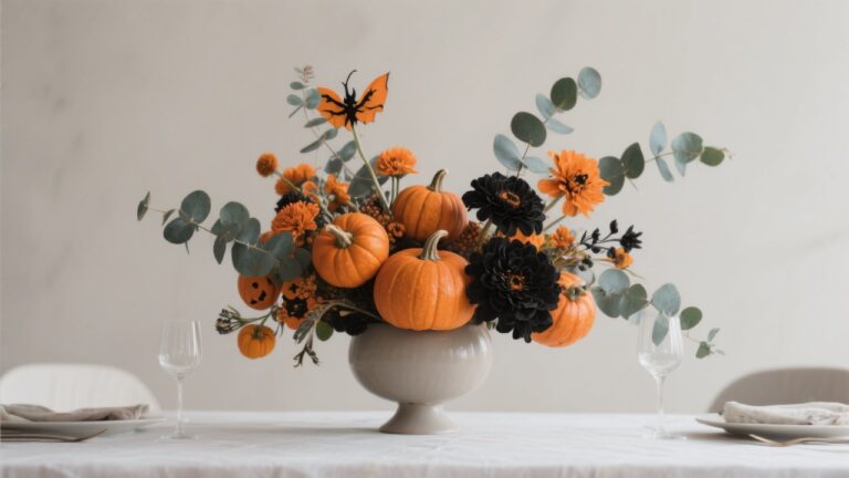 28 Easy Halloween Floral Centerpiece Ideas