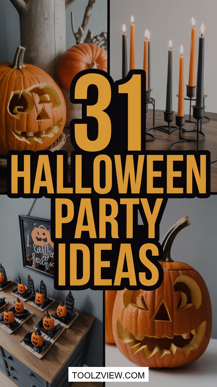 31 Fun Halloween Party Decor Ideas
