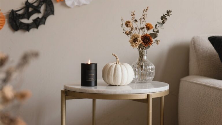 33 Chic Halloween Side Table Decor Ideas
